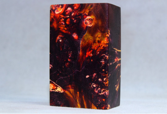 Stabilized Maple Burl Wood Mod Block